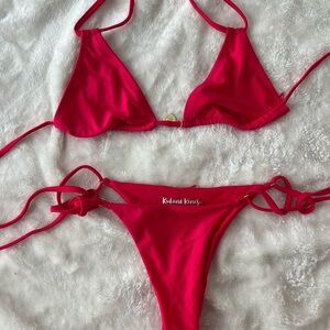 Kulani Kinis Red Bikini Set